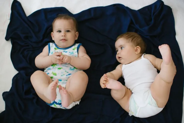 Neko Bambus decke/tuch- Navy