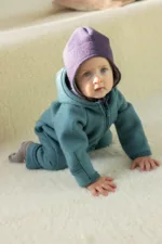 disana Zipp-Overall - Eukalyptus – Bild 2