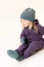 disana Zipp-Overall - Aubergine – Bild 5