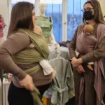Trageberatung im Geschäft