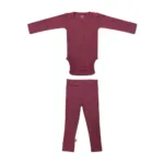 Owli CozyBlend Modal Babyset – Bordeaux – Bild 3