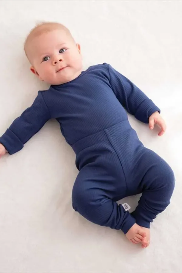 Owli CozyBlend Modal Babyset – Blau
